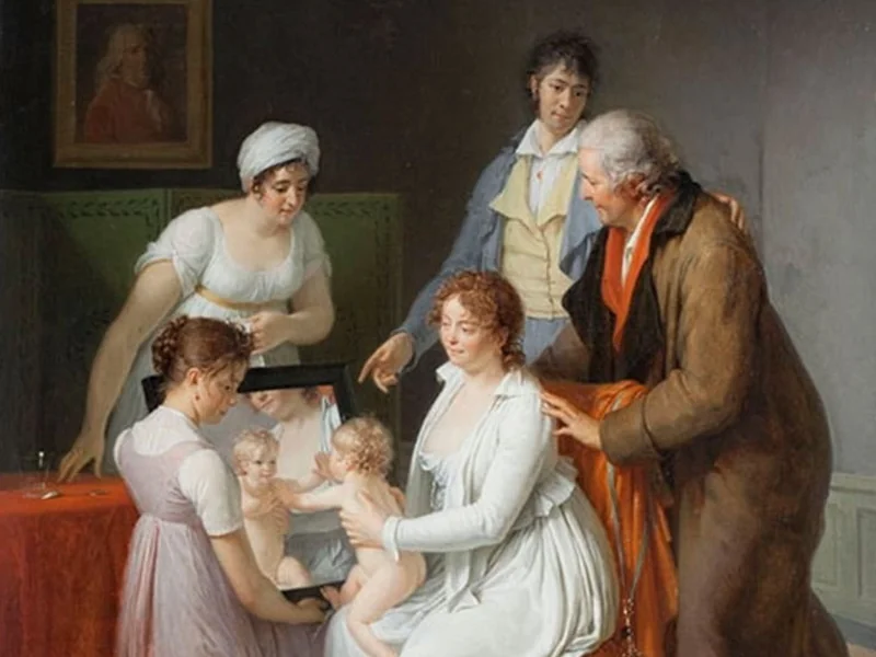 1766-Jacques Pajou - Ritratto della famiglia dell'artista